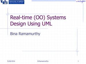 Real-time (OO) Systems Design Using UML Bina Ramamurthy 5/28/2016