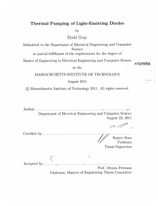 Thermal  Pumping  of  Light-Emitting  Diodes