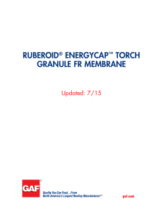 RUBEROID ENERGYCAP TORCH GRANULE FR MEMBRANE