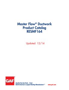Master Flow Ductwork Product Catalog RESMF164