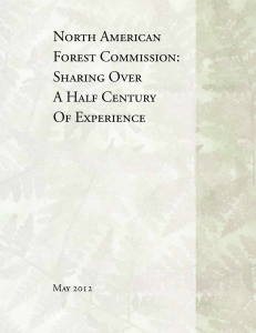 North American Forest Commission: Sharing Over A Half Century