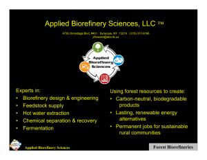 Applied Biorefinery Sciences, LLC ™