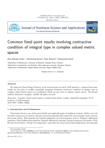 Common fixed point results involving contractive spaces