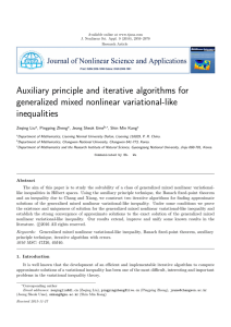 Auxiliary principle and iterative algorithms for generalized mixed nonlinear variational-like inequalities