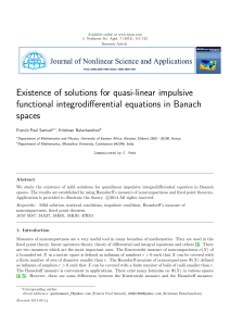 Existence of solutions for quasi-linear impulsive functional integrodifferential equations in Banach spaces