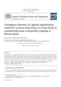 Convergence theorems of a general approximation asymptotically-quasi nonexpansive mappings in