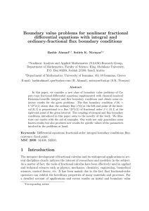 Boundary value problems for nonlinear fractional differential equations with integral and