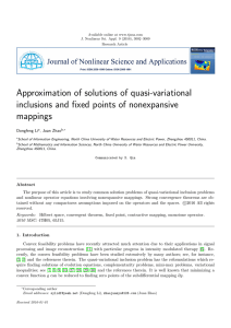 Approximation of solutions of quasi-variational inclusions and fixed points of nonexpansive mappings