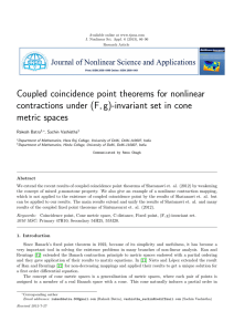 Coupled coincidence point theorems for nonlinear metric spaces