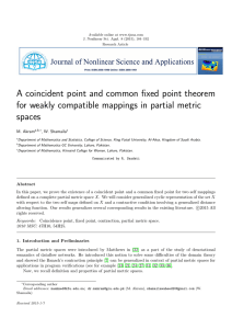 A coincident point and common fixed point theorem spaces