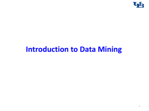 Introduction to Data Mining  1