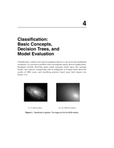 4 Classiﬁcation: Basic Concepts, Decision Trees, and