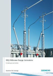 3EQ Silicone Surge Arresters Answers for energy. For replacing your post insulators
