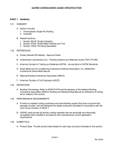 GAFMC EVERGUARD® GUIDE SPECIFICATION  PART 1