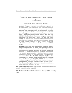 Invariant points under strict contractive conditions. Ravindra K. Bisht and Aditya Harbola.