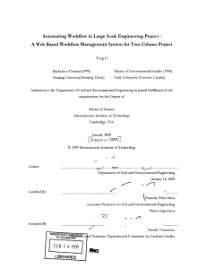 Automating Workflow  in Large Scale  Engineering  Project -