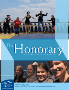 Honorary  The HONORS COLLEGE