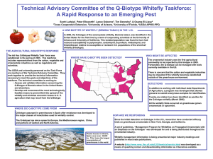Technical Advisory Committee of the Q-Biotype Whitefly Taskforce: