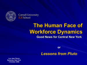 The Human Face of Workforce Dynamics Lessons from Pluto