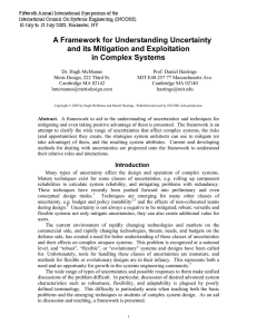 A Framework for Understanding Uncertainty and its Mitigation and Exploitation