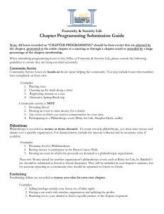 Chapter Programming Submission Guide Fraternity &amp; Sorority Life