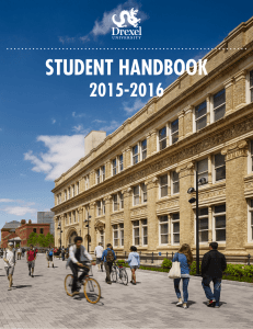 STUDENT HANDBOOK 2015-2016