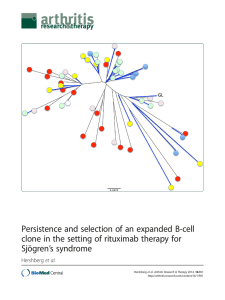 Persistence and selection of an expanded B-cell ’s syndrome
