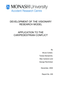 DEVELOPMENT OF THE VISIONARY RESEARCH MODEL  APPLICATION TO THE