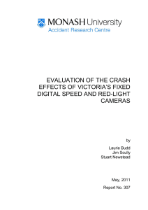 EVALUATION OF THE CRASH VICTORIA’S FIXED EFFECTS OF DIGITAL SPEED AND RED-LIGHT