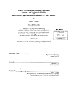 Nickel-Catalyzed  Cross-Couplings  of Unactivated and