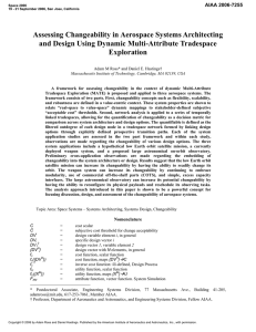 Assessing Changeability in Aerospace Systems Architecting