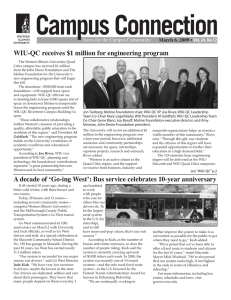 WIU-QC receives $1 million for engineering program March 6, 2009