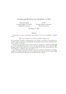 Conditional Hardness for Satisfiable 3-CSPs