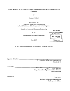 Design Analysis  of the  Four-bar Jaipur-Stanford  Prosthetic ... Countries