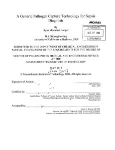 A  Generic Pathogen  Capture Technology  for ... Diagnosis AUG RARIES