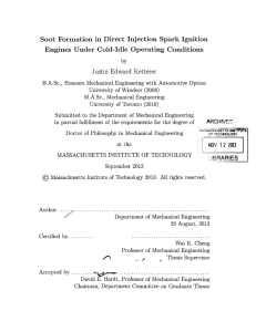 Soot  Formation  in  Direct  Injection ... Engines  Under  Cold-Idle  Operating  Conditions