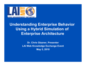 Understanding Enterprise Behavior Using a Hybrid Simulation of Enterprise Architecture