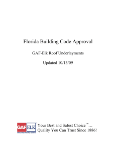 Florida Building Code Approval