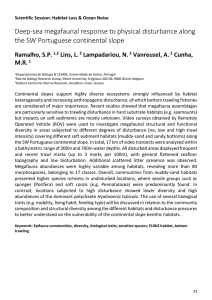 Deep-sea megafaunal response to physical disturbance along Ramalho, S.P. Lins, L.