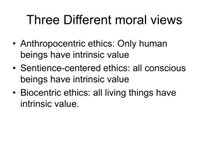 Three Different moral views