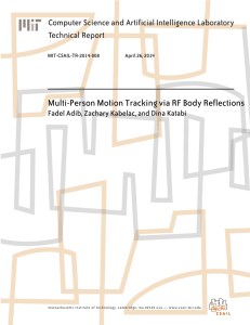 Multi-Person Motion Tracking via RF Body Reflections Technical Report