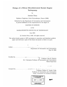 Design  of  a  Silicon  Microfabricated ... Turbopump Antoine  Deux