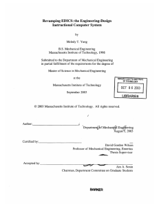 Revamping  EDICS:  the Engineering-Design Instructional Computer System