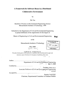 A  Framework for Software  Reuse  in a... Collaborative  Environment