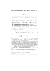 Mem. Differential Equations Math. Phys. 45 (2008), 131–134 M. Ashordia