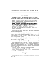 Mem. Differential Equations Math. Phys. 45 (2008), 135–140 Ivan Kiguradze