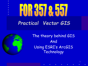 Practical  Vector GIS The theory behind GIS And Using ESRI’s ArcGIS
