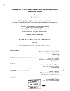 Modeling  and Analysis  of Performance  of the... Development  Project Ecole