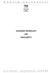 ADVANCED TECHNOLOGY ROAD SAFETY AND