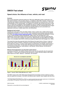 SWOV Fact sheet